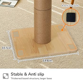 虎ネイバーフッド　NHRJ .SCRATCH / Necoichi Cat Scratcher | Cozy Double Tower Dark Cherry - The